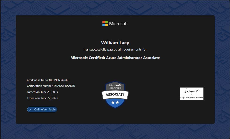 Microsoft Azure Administrator