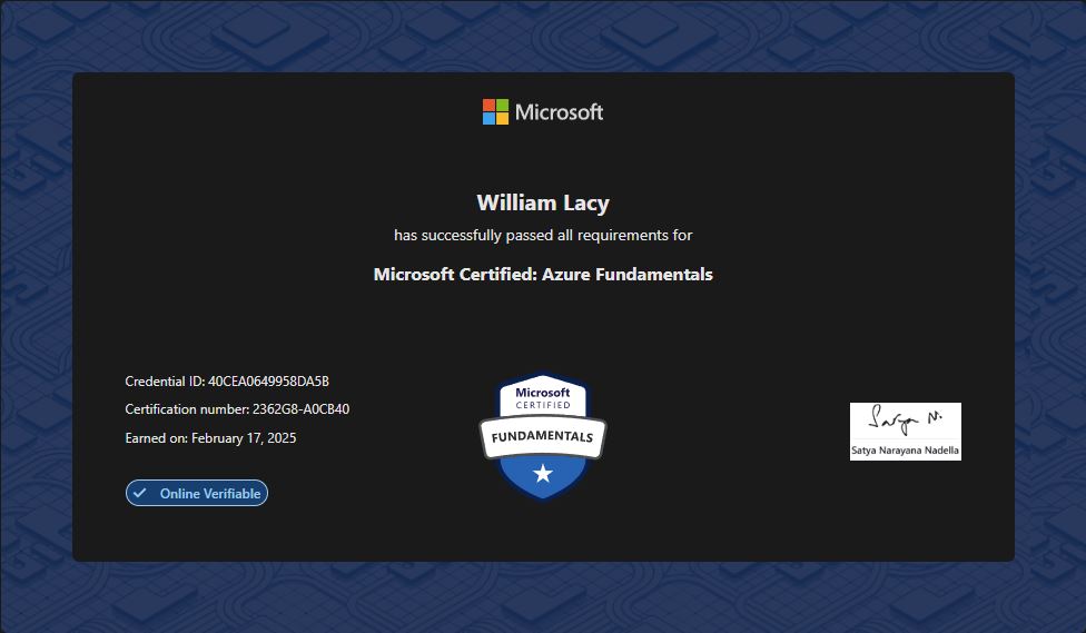 Microsoft Azure Fundamentals